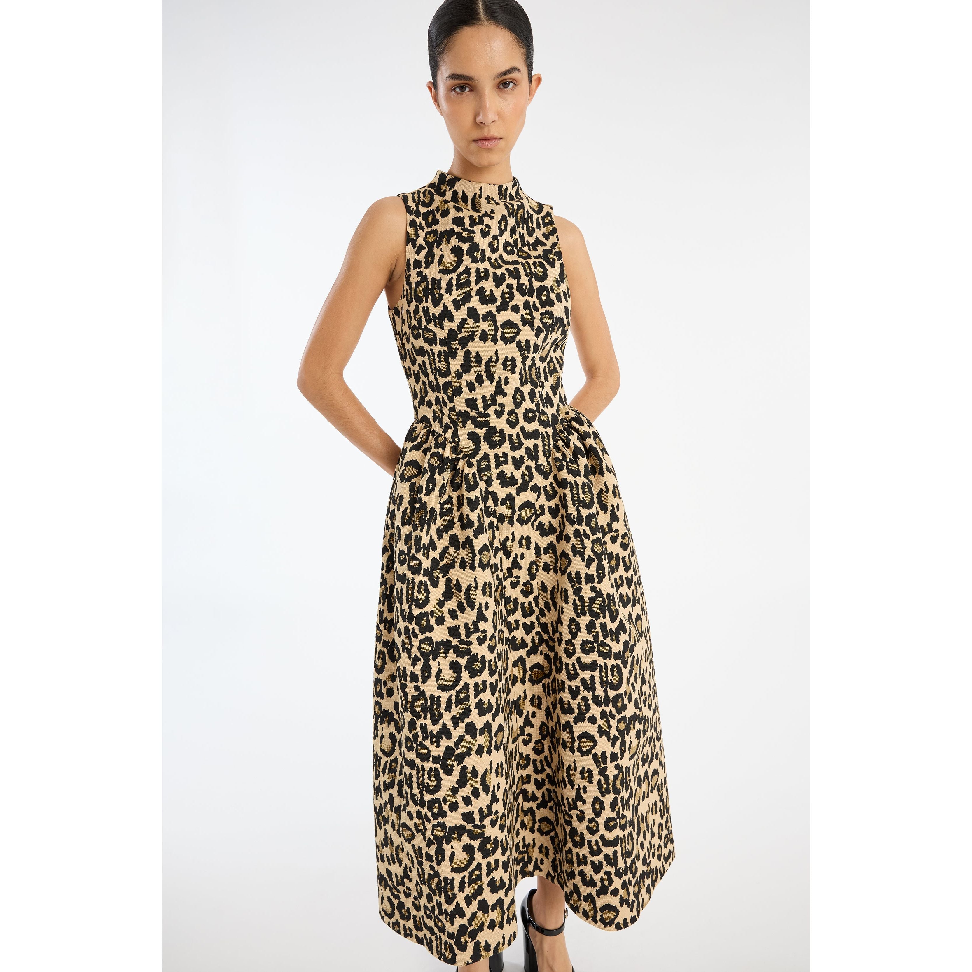 Jacquard Midi Dress