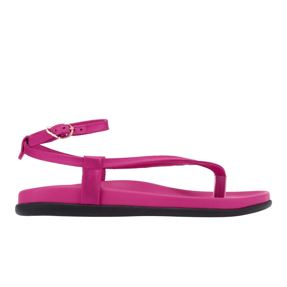 Maroon Saloni Foot Rich Pink