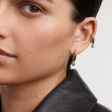Pavé Lava Single Hoop