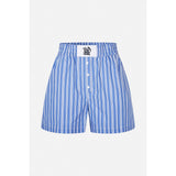 Steel Blue Natie Shorts Wedge Blue Stripe