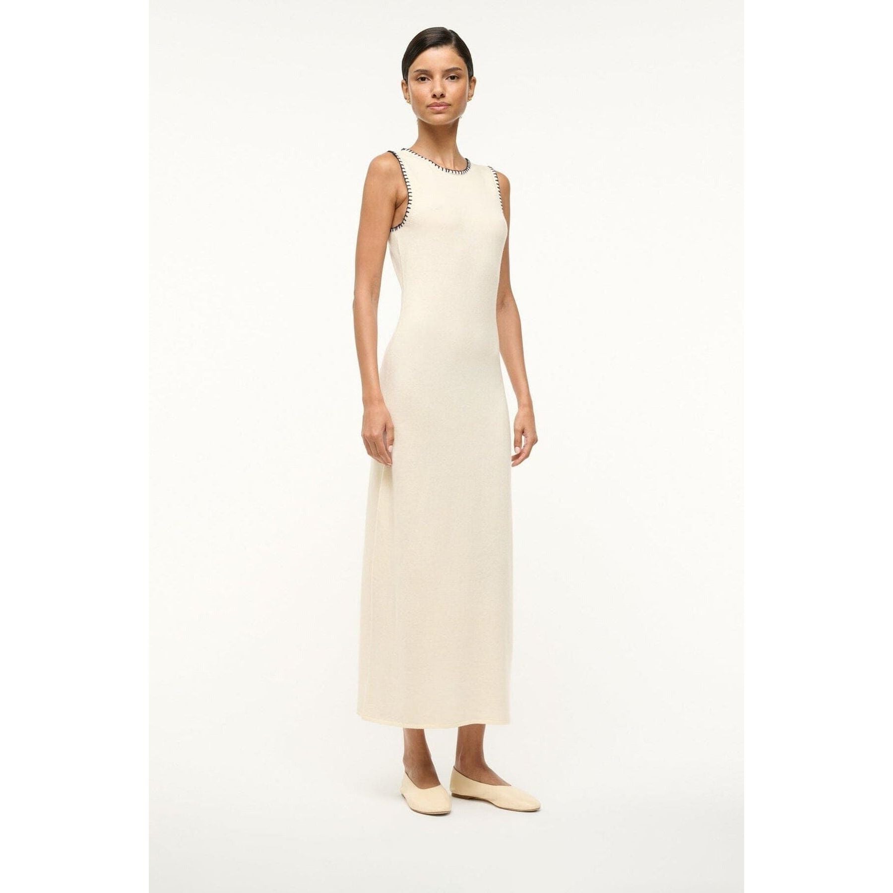 White Smoke Alba Ballet Flat Cream