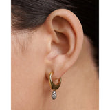 Pavé Lava Single Hoop