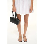 White Smoke Laurel Sandal Black Paper