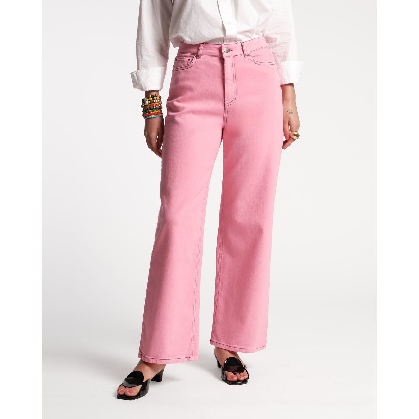 Misty Rose Ace Jean Stretch Denim Pink