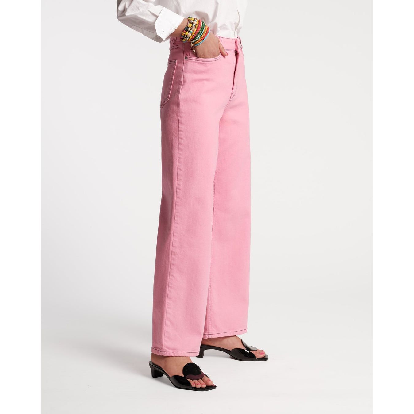 Misty Rose Ace Jean Stretch Denim Pink