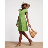 Light Gray Breezy Mini Dress Green