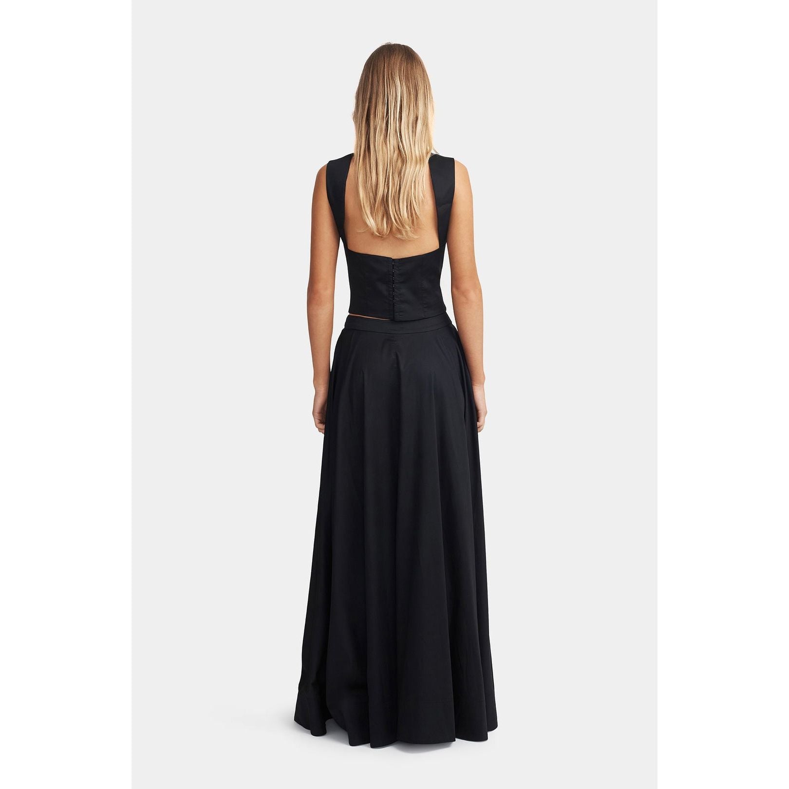 Black Mana Maxi Skirt Black