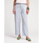 Light Gray Coleman Pant Stripe Seersucker Light Blue/White