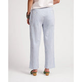 Light Gray Coleman Pant Stripe Seersucker Light Blue/White
