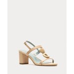 Lavender Bianca Heel Soft Nappa Leather Natural