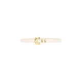 Antique White Tetra Belt Ivory & Gold
