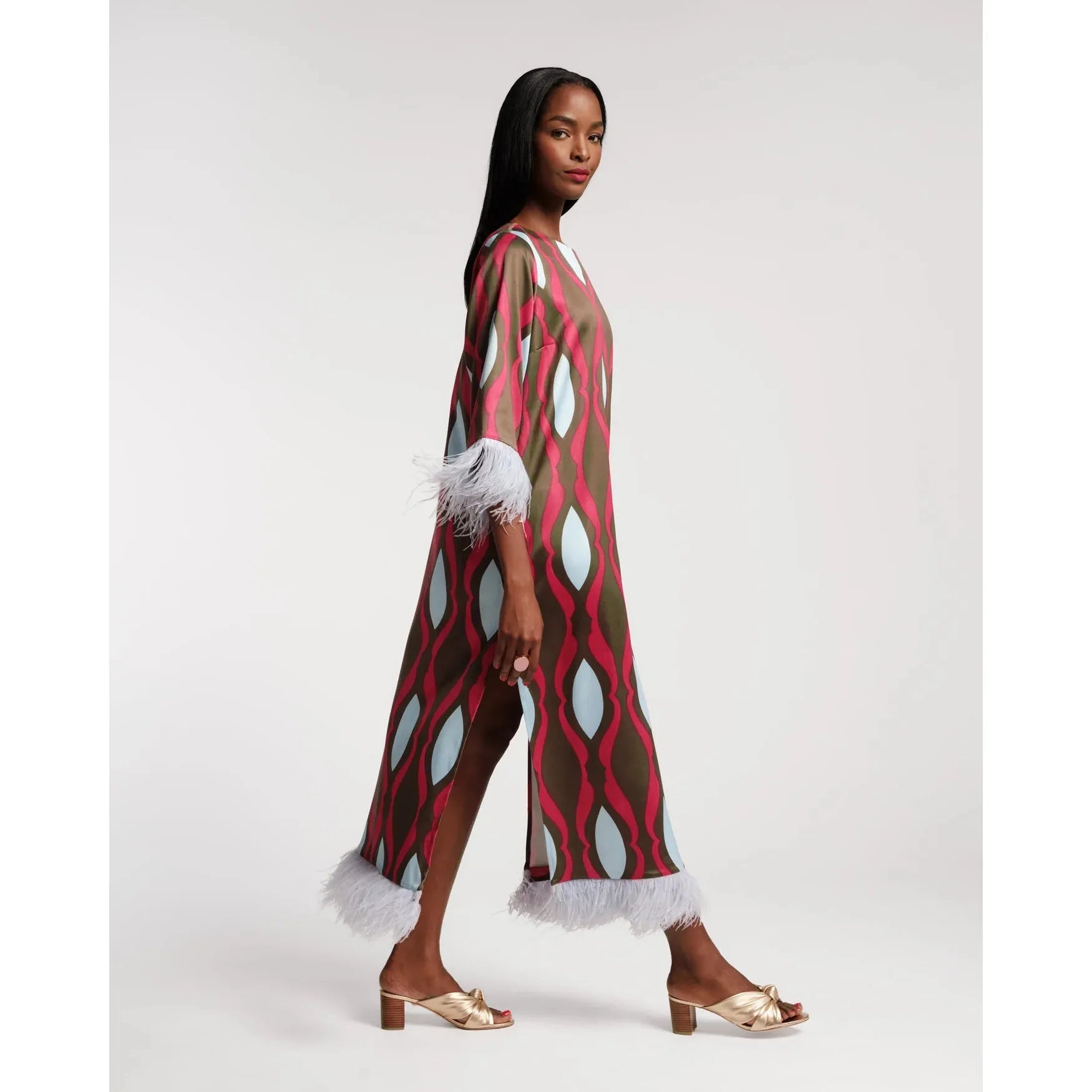 Light Gray Belle Maxi Dress
