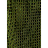 Dark Slate Gray Khaki mesh skirt with bead embellishments