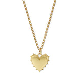 Heart of Gold Necklace - 18" Belcher