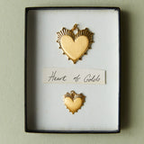 Heart of Gold Necklace - 18" Belcher