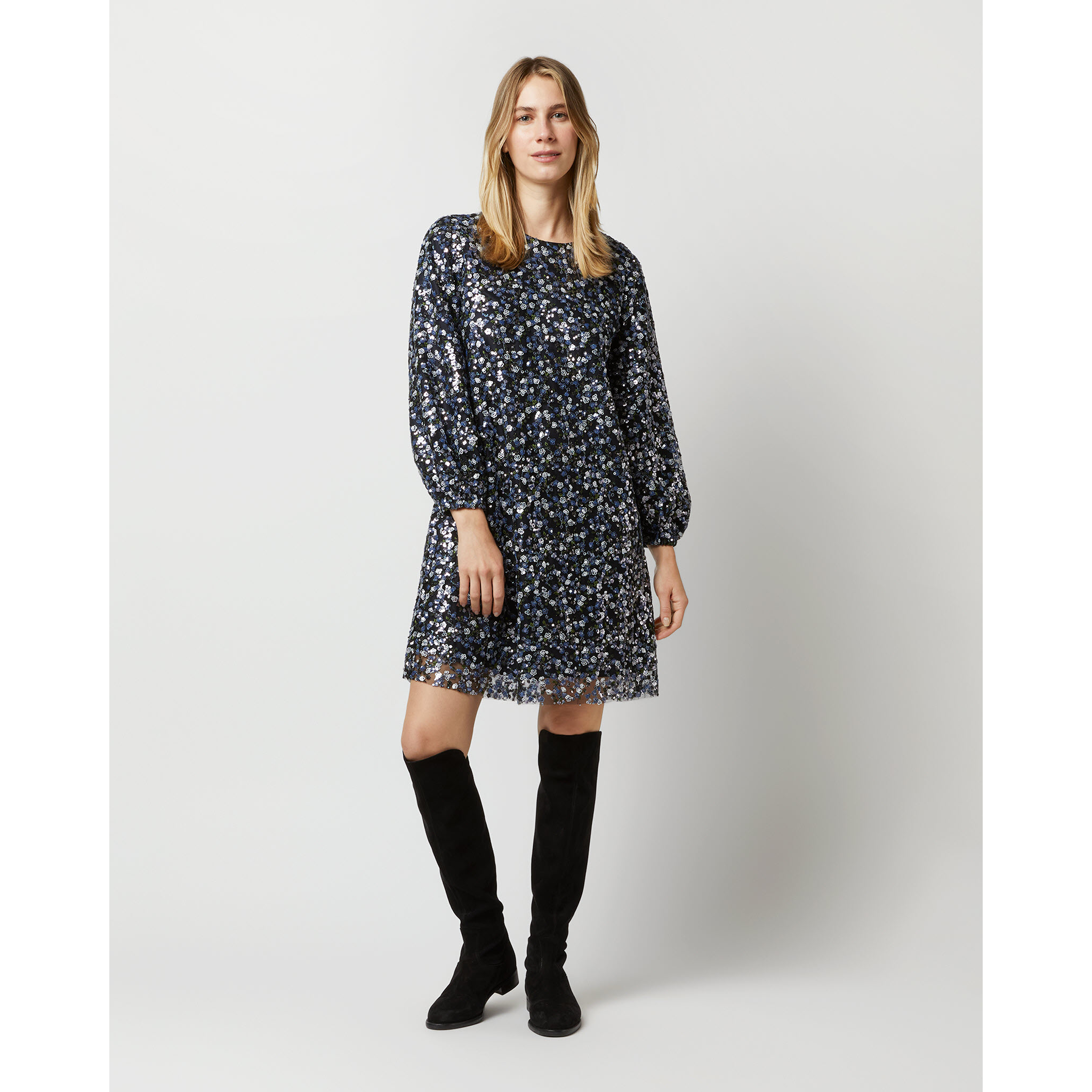 Light Gray Francine Dress