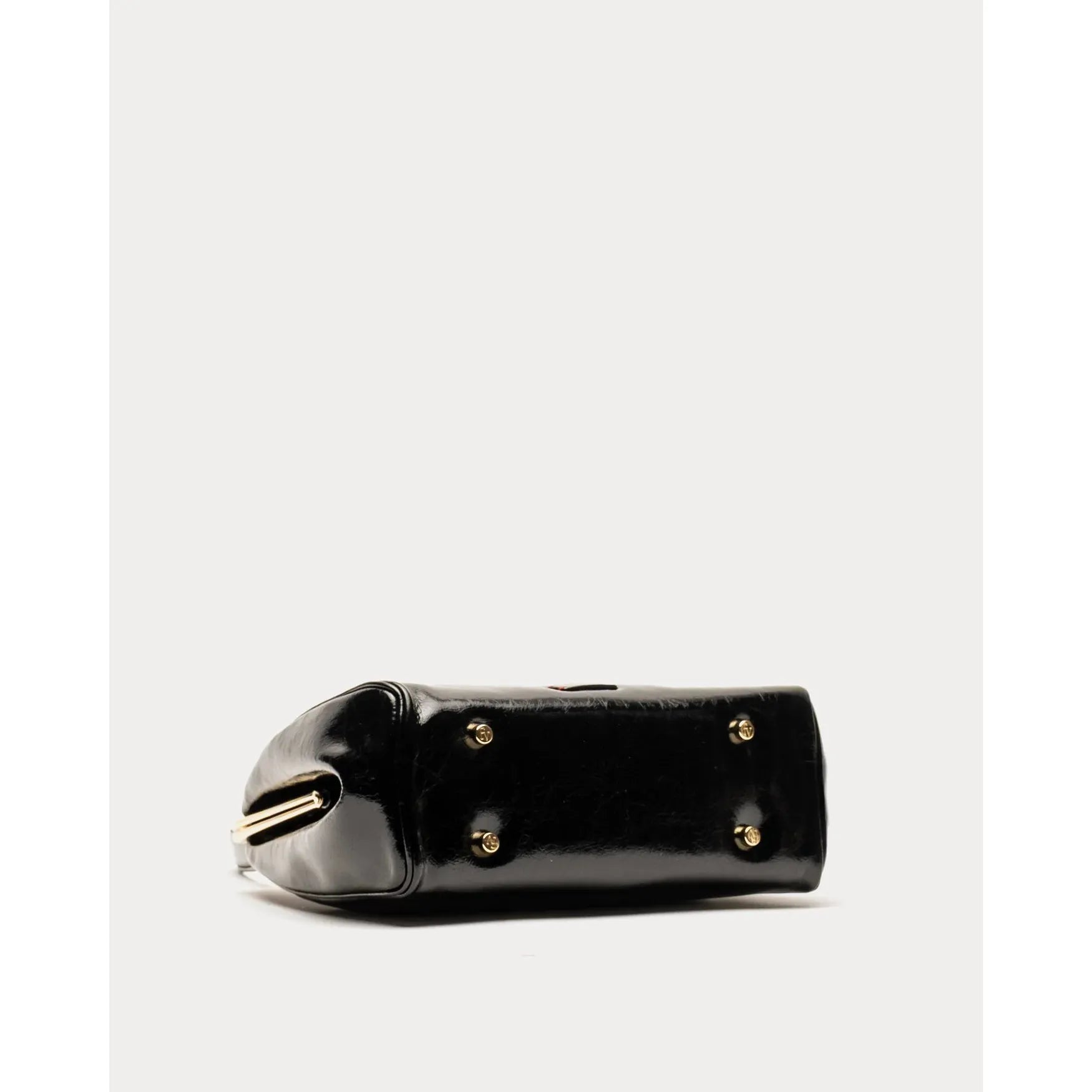 Lavender Katherine Frame Bag Black