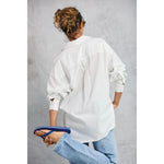 Gray Diana Wrap Shirt