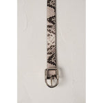 Light Gray Mija Snake Belt