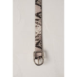 Light Gray Mija Snake Belt