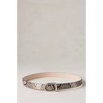 Light Gray Mija Snake Belt