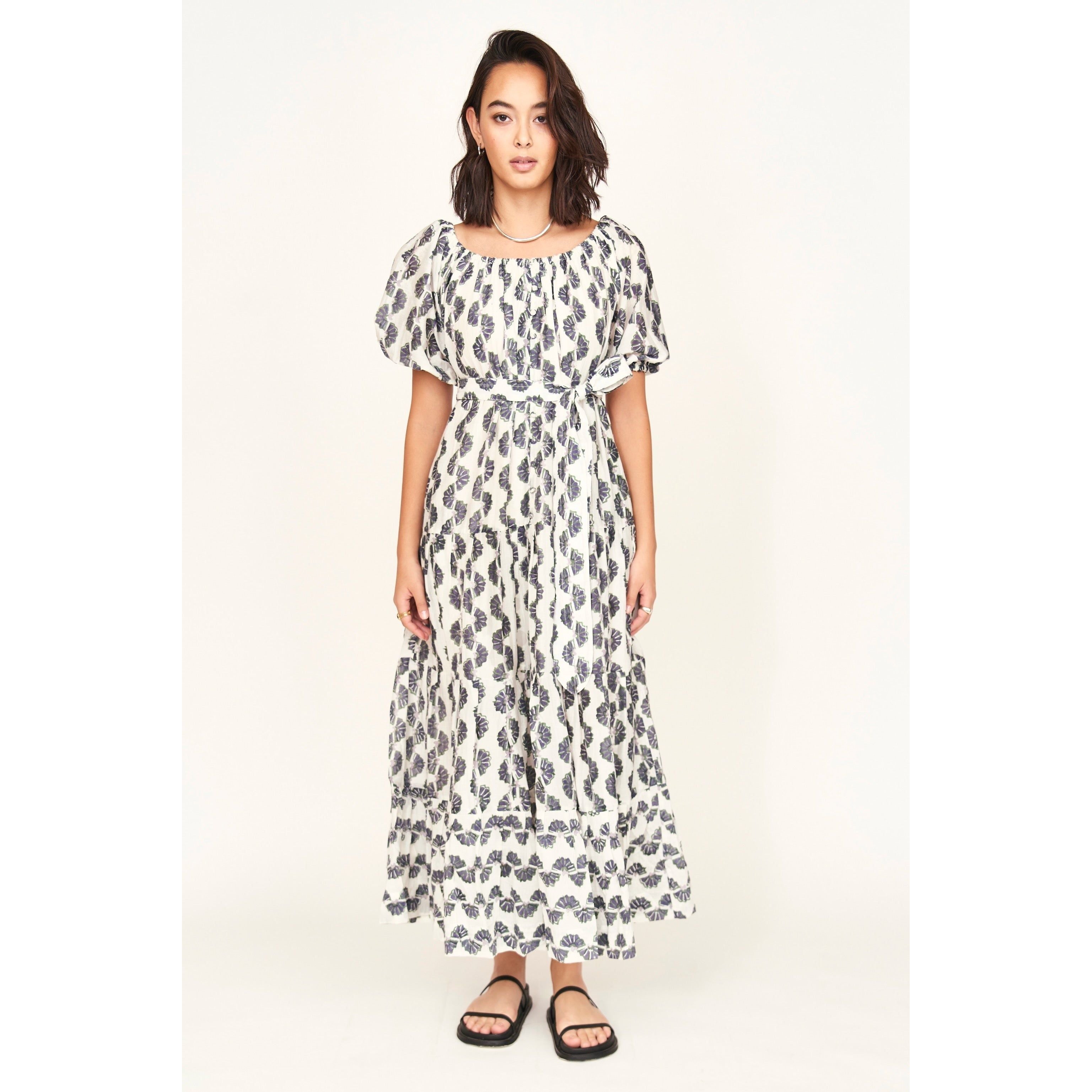Seashell Capri Dress in Orchard Road