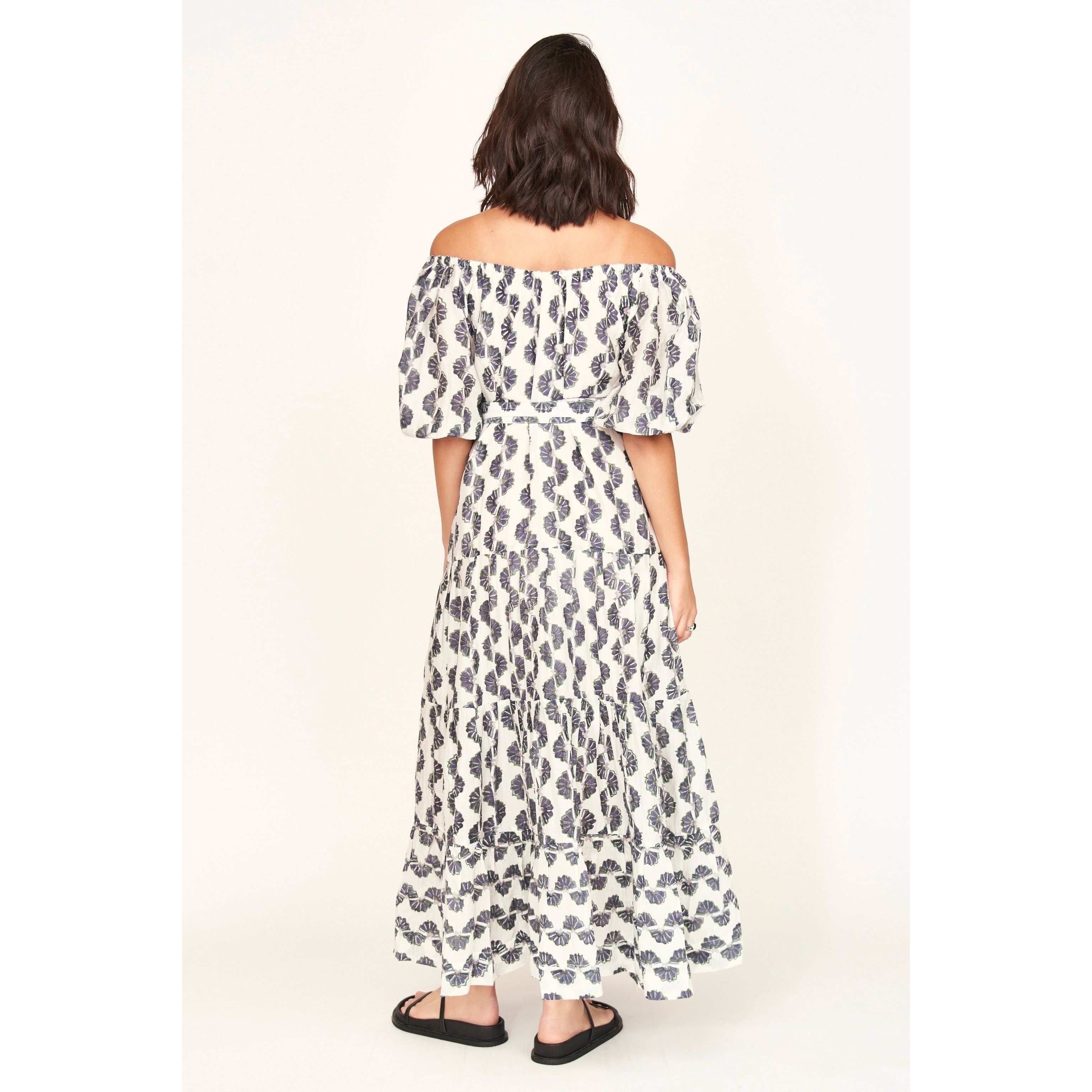 Seashell Capri Dress in Orchard Road