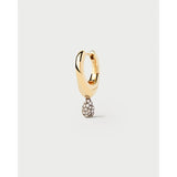 Pavé Lava Single Hoop