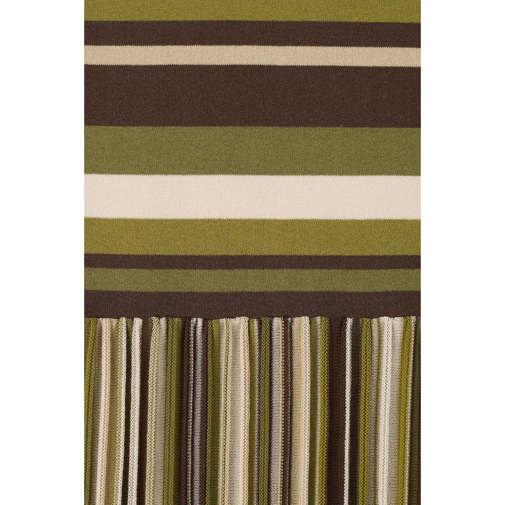 Dark Olive Green Faithfull Citara Skirt