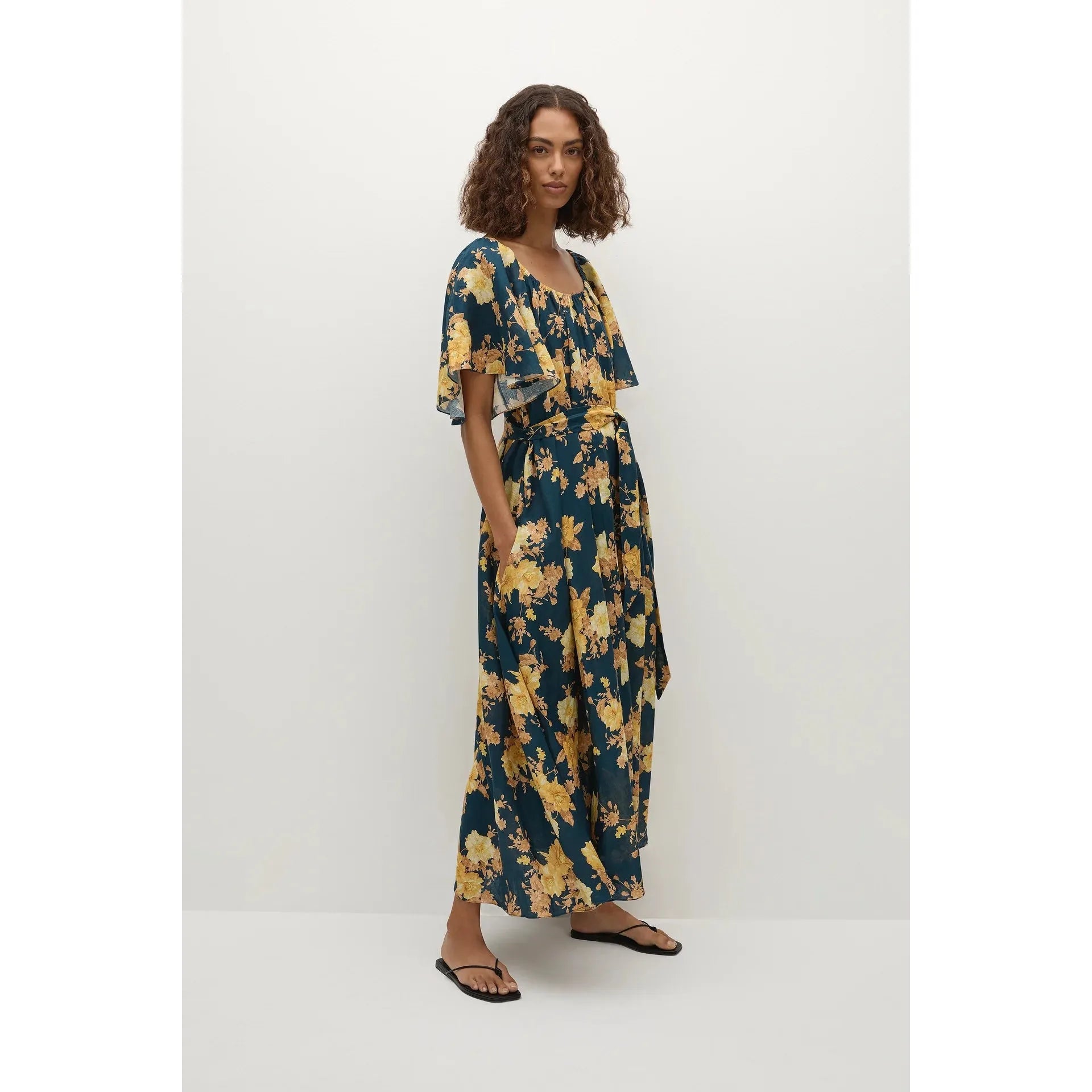 Light Gray Belen Maxi Dress