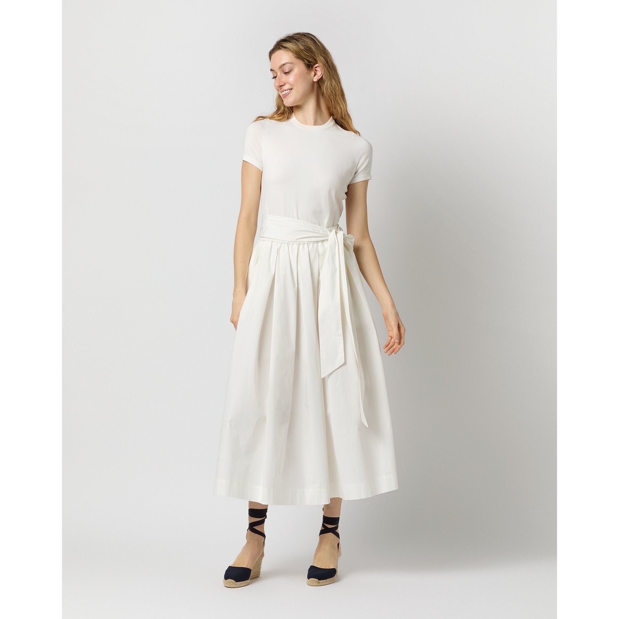Light Gray Ann Mashburn Carla Skirt