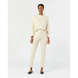 Faye Flare Cropped Pant Bisque
