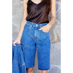 Steel Blue Denim Grace Short Forbidden Love
