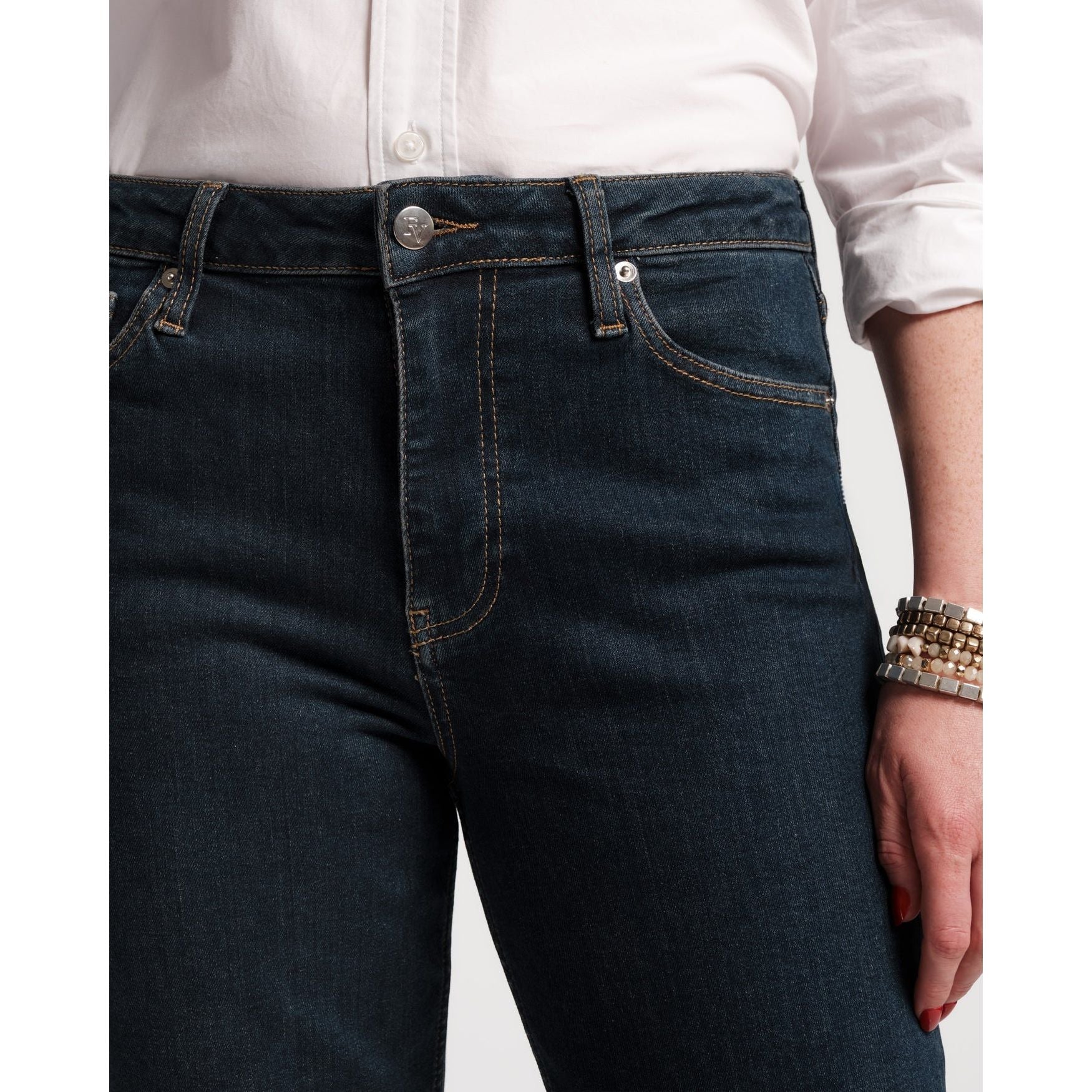 Light Gray Smarty Cuffed Jean