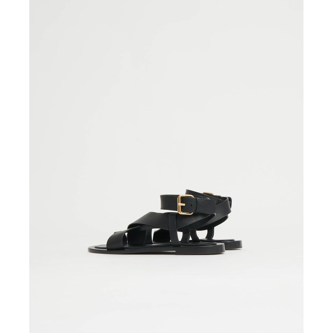 White Smoke Ankle Strap Sandal