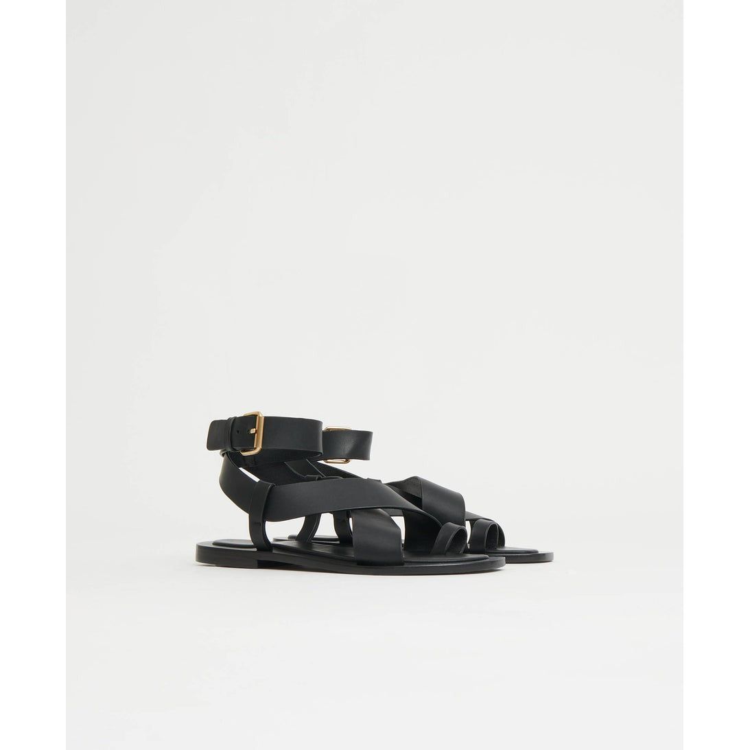 White Smoke Ankle Strap Sandal