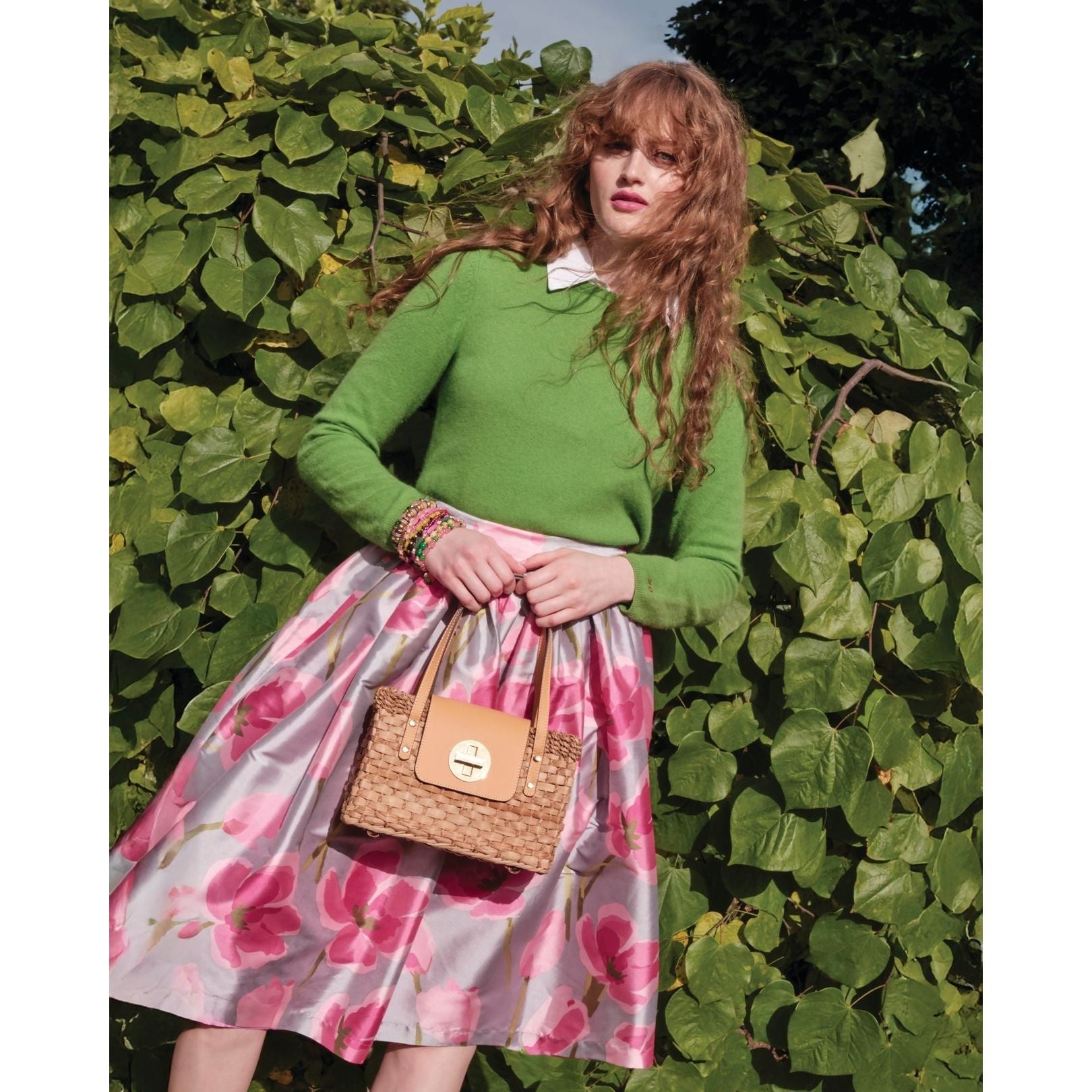 Dark Olive Green Barbara Skirt Dutch Tulip