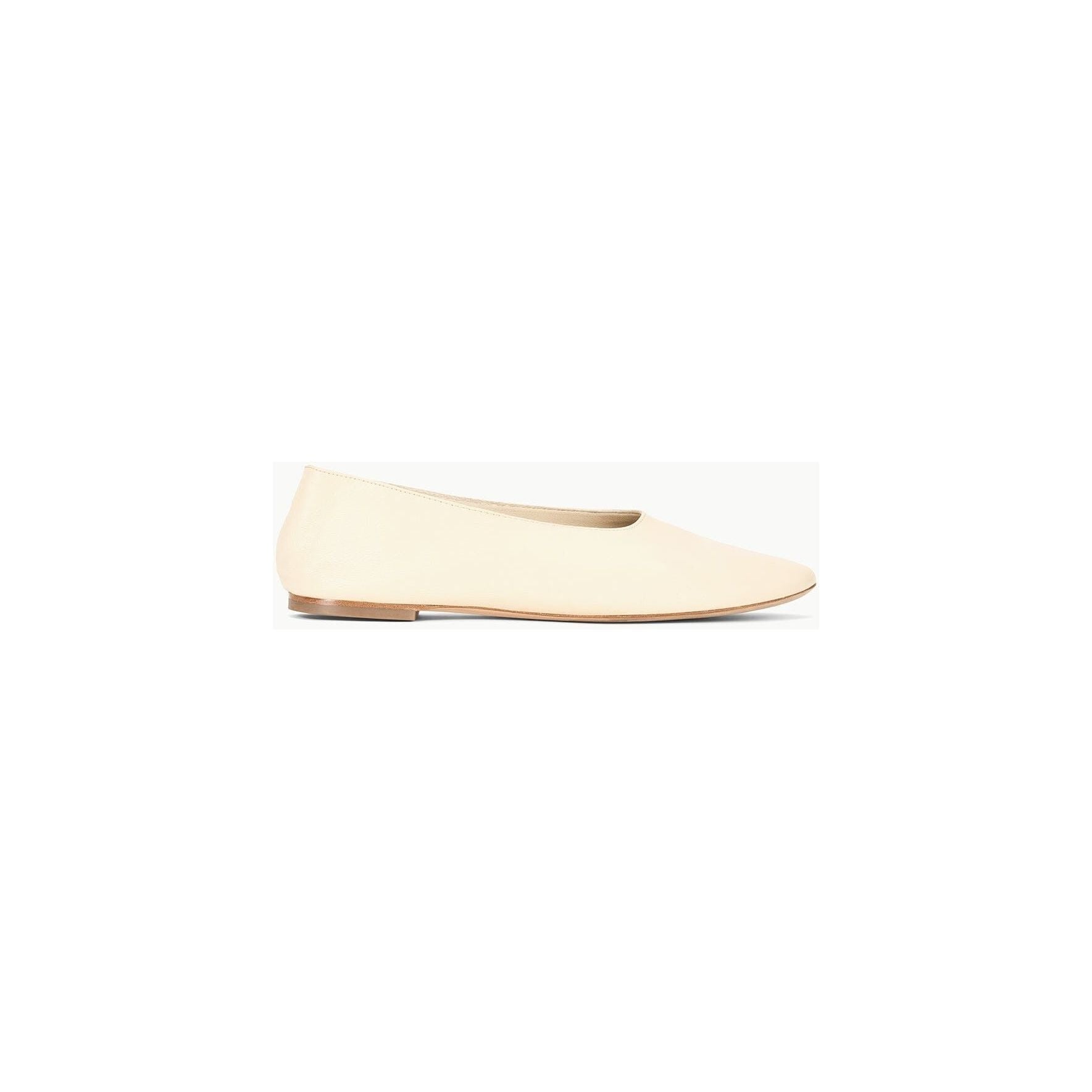 Seashell Alba Ballet Flat Cream