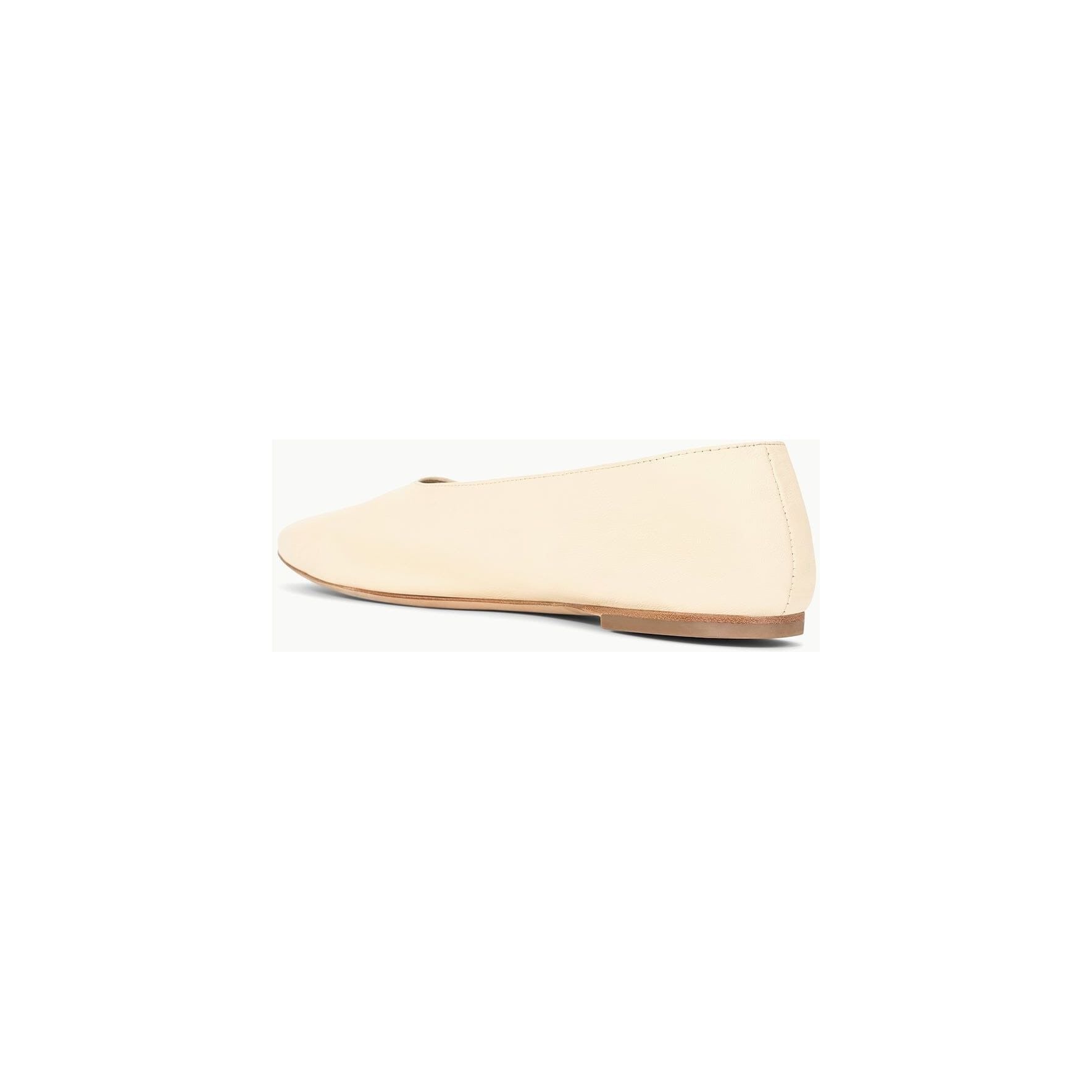 Beige Alba Ballet Flat Cream
