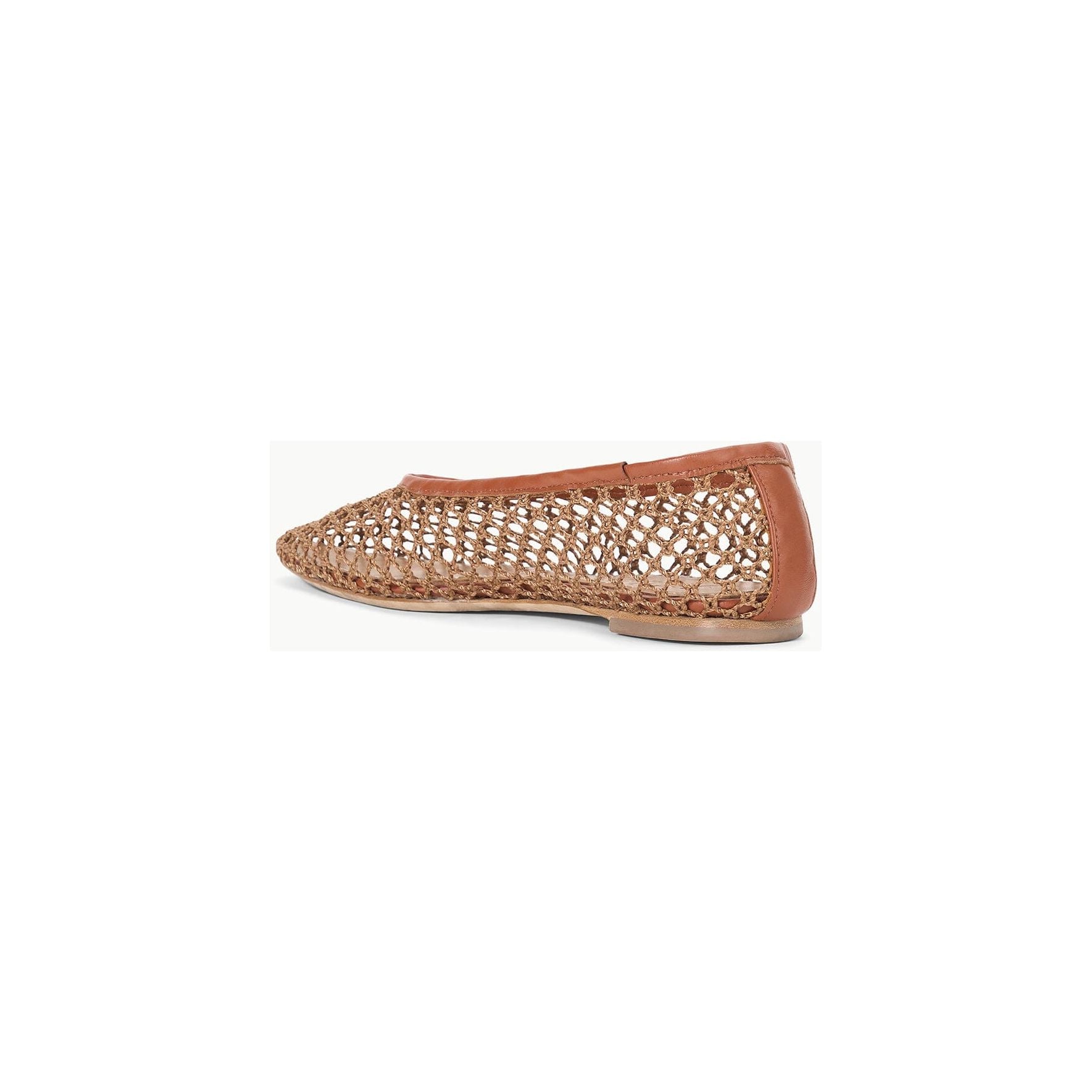 Antique White Alba Ballet Flat Tan