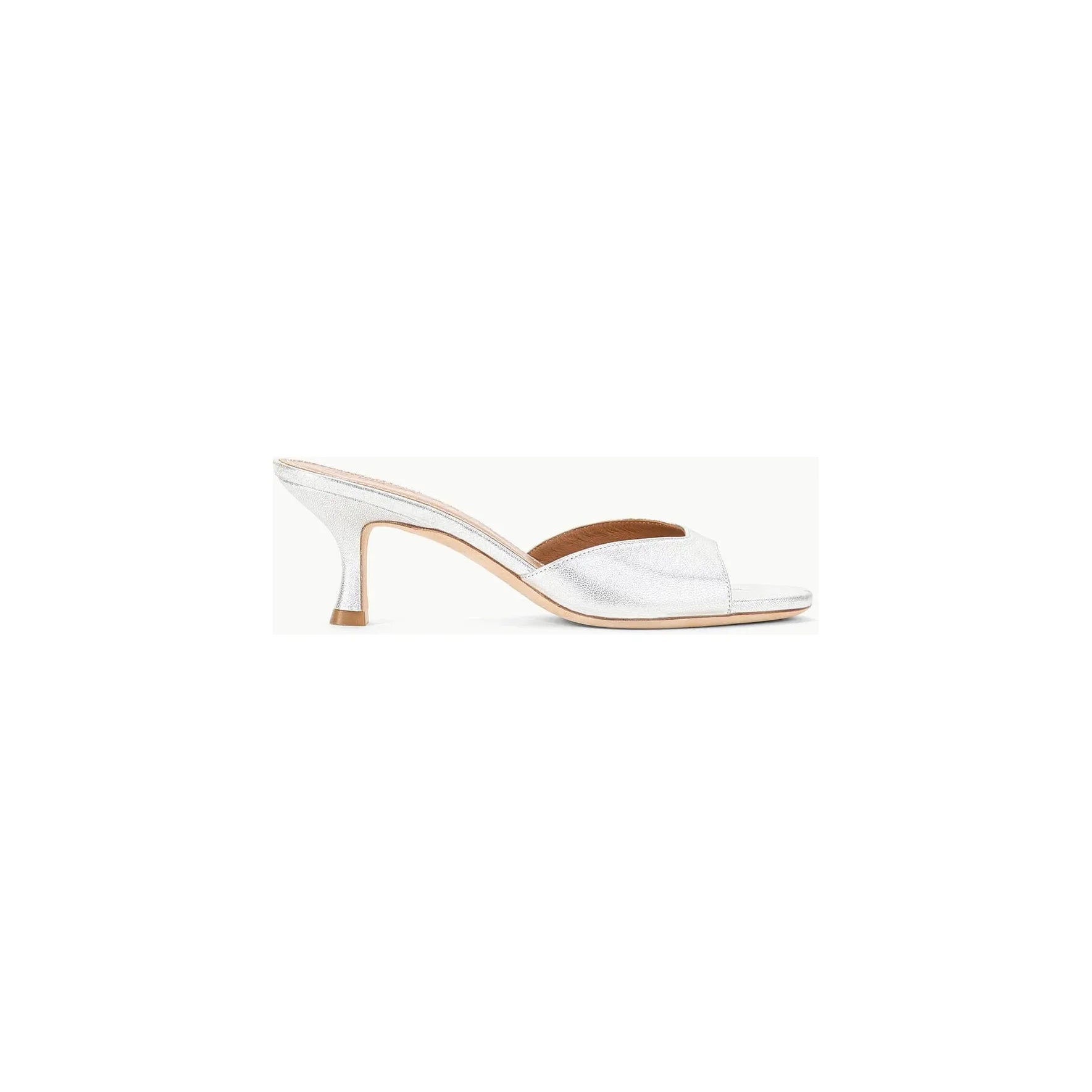 White Smoke Brigitte Mule Silver