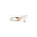 White Smoke Brigitte Mule Silver