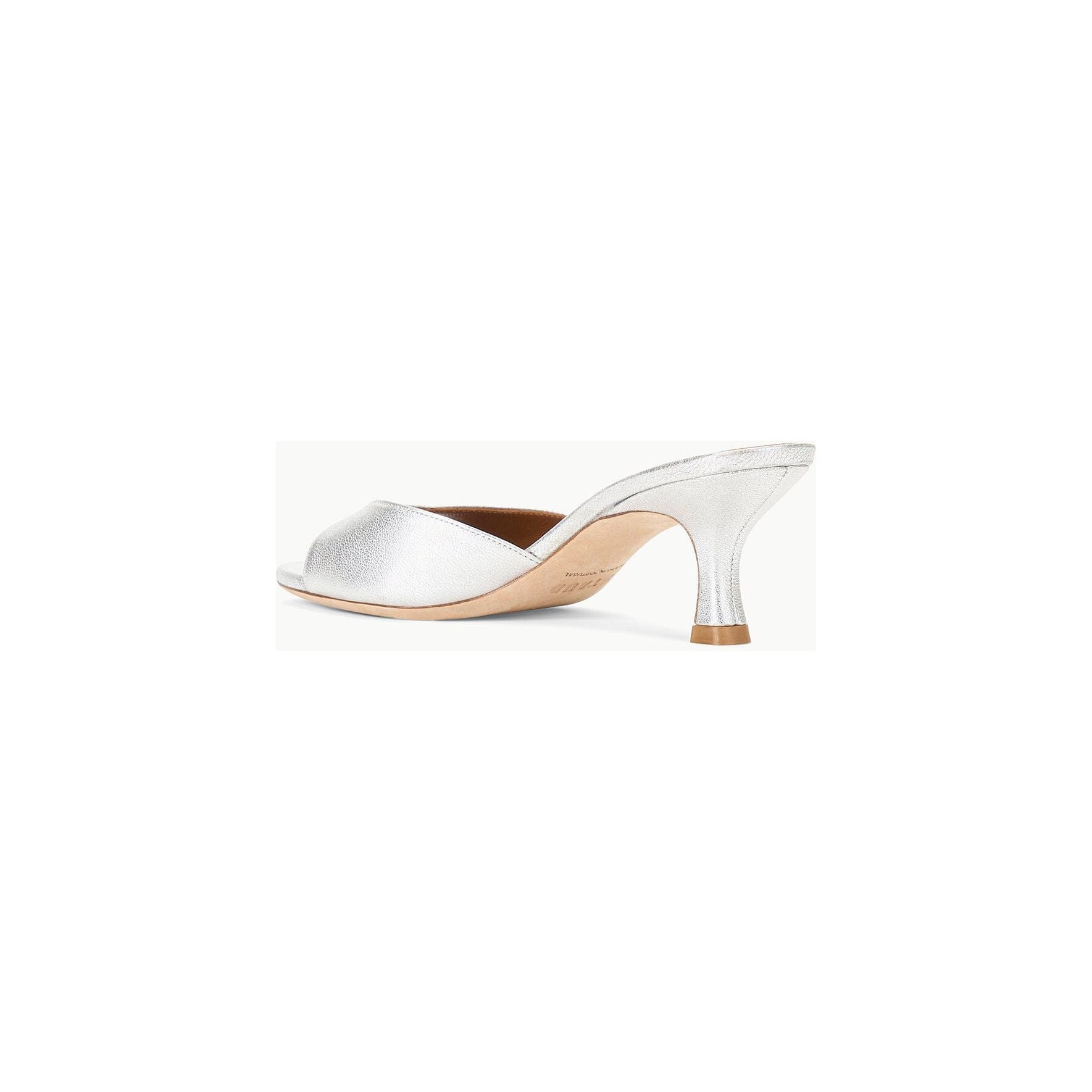 White Smoke Brigitte Mule Silver