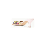 Beige Brigitte Mule Silver