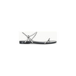 Dark Slate Gray Laurel Sandal Black Paper