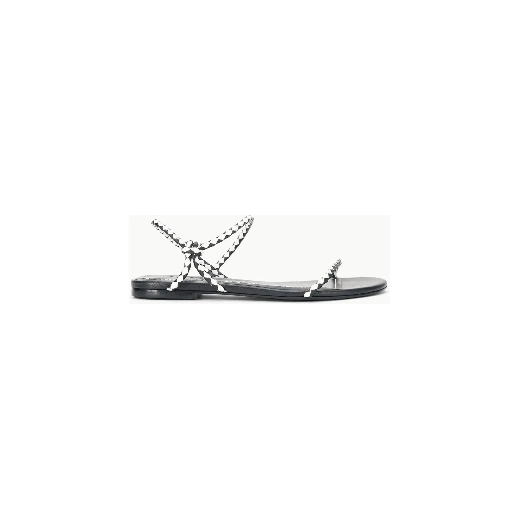 Dark Slate Gray Laurel Sandal Black Paper