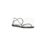 Dark Slate Gray Laurel Sandal Black Paper