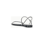 Dark Slate Gray Laurel Sandal Black Paper