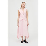 Antique White Tailored Handkerchief Dress - Coral Blush