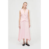 Antique White Tailored Handkerchief Dress - Coral Blush